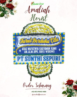 Papan Bunga Duka di Takeran